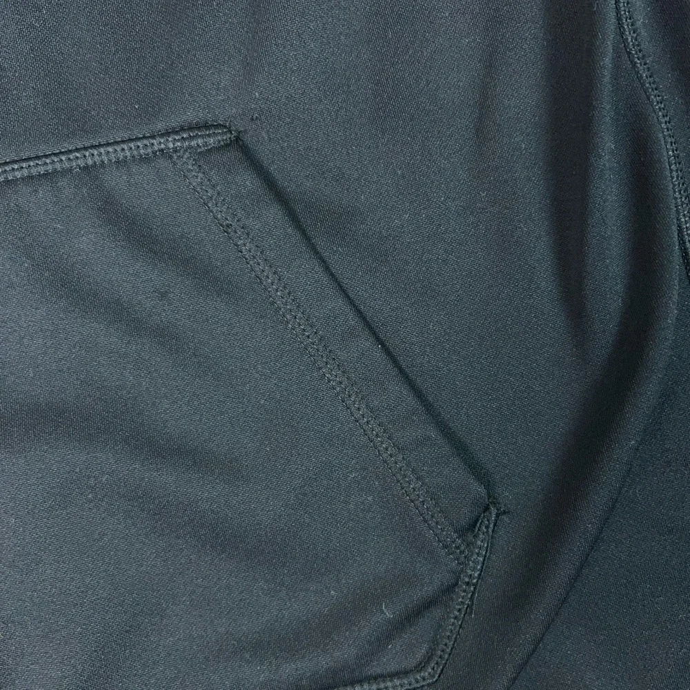 Nike Hoodie Womens Medium Black Activewear Therma FIT Logo Pullover Sweatshirt